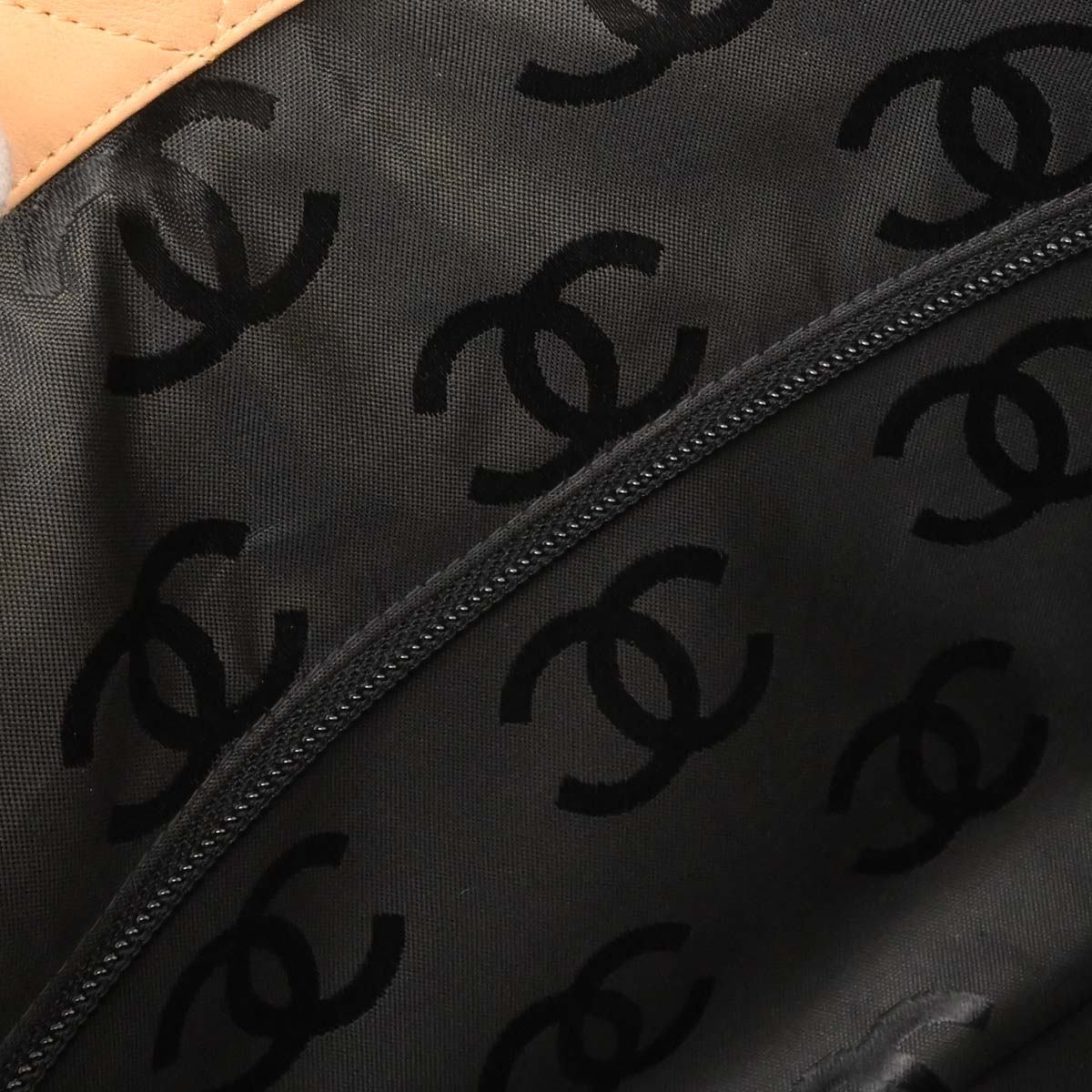 Chanel Beige Calfskin Cambon Ligne Tote Handbag - Image 15