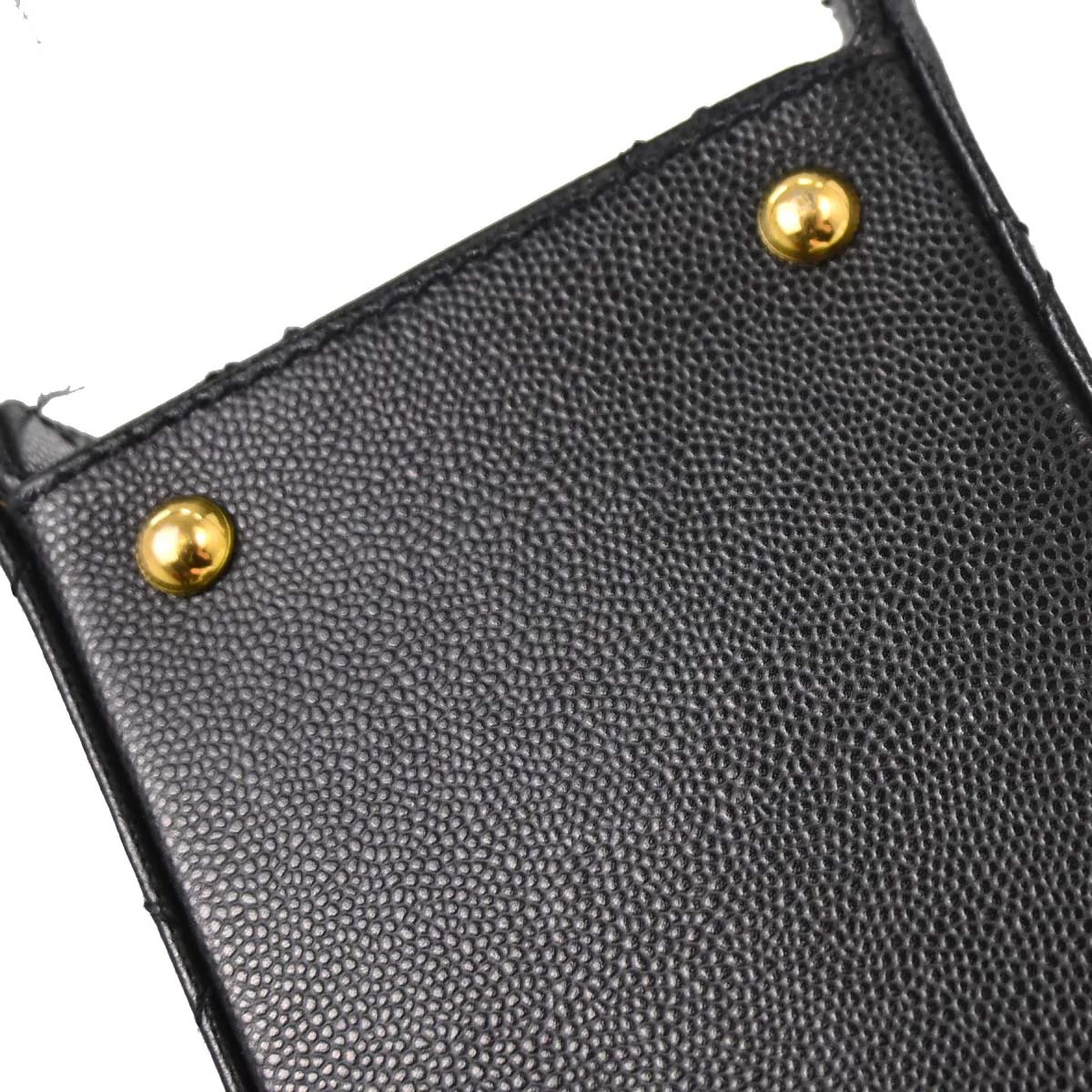 Chanel Black Caviar Skin Handbag - Image 5