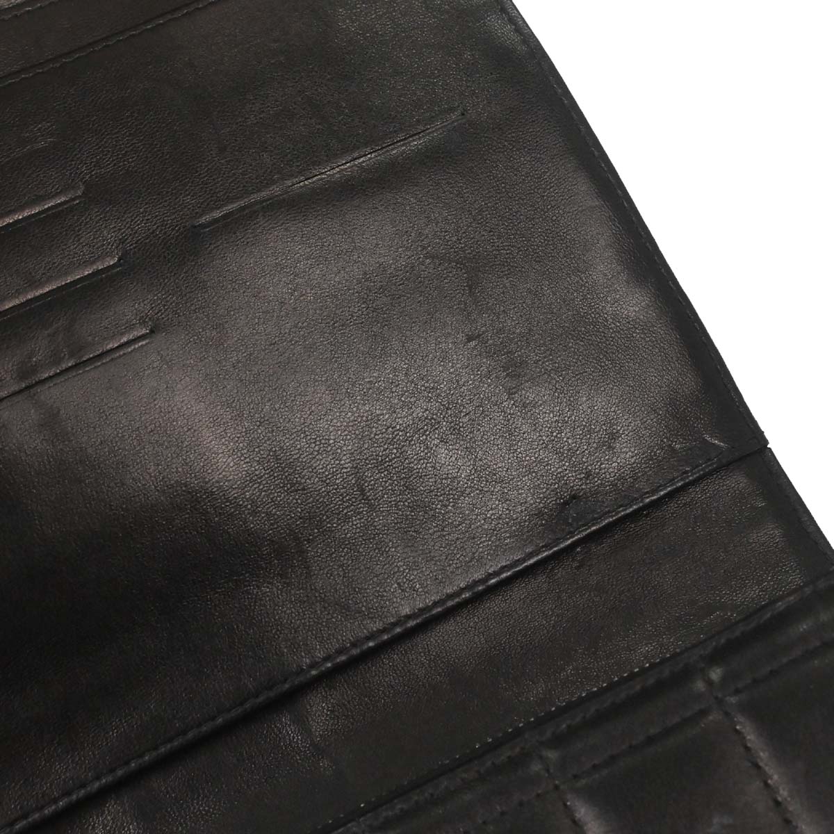 Chanel Black Lambskin Choco Bar Trifold Shoulder Bag - Image 15