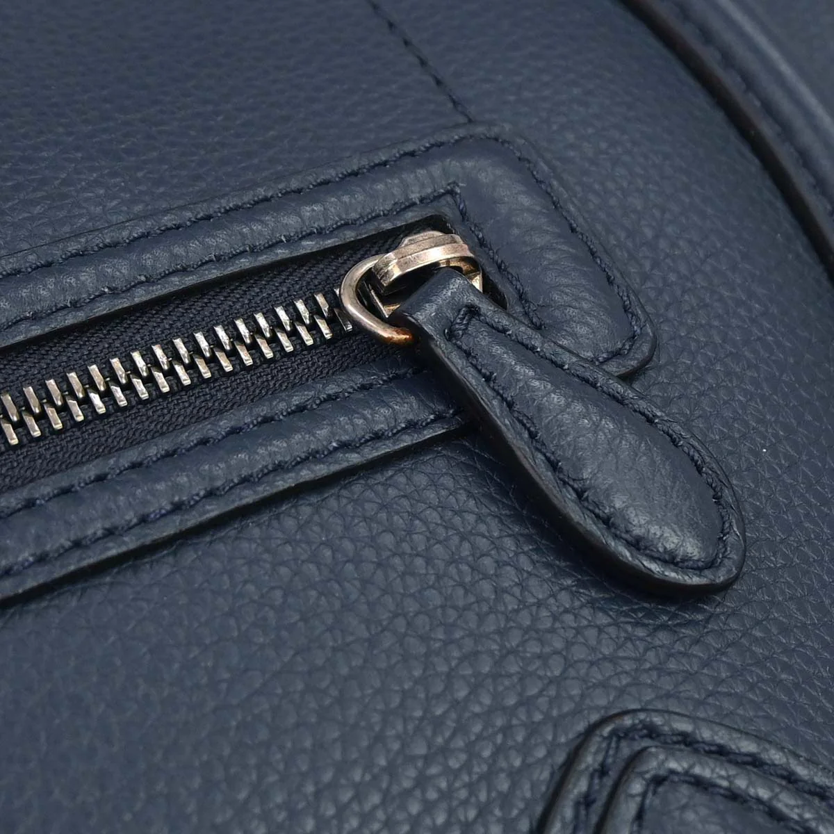 Celine Navy Mini Luggage Tote Bag - Image 14