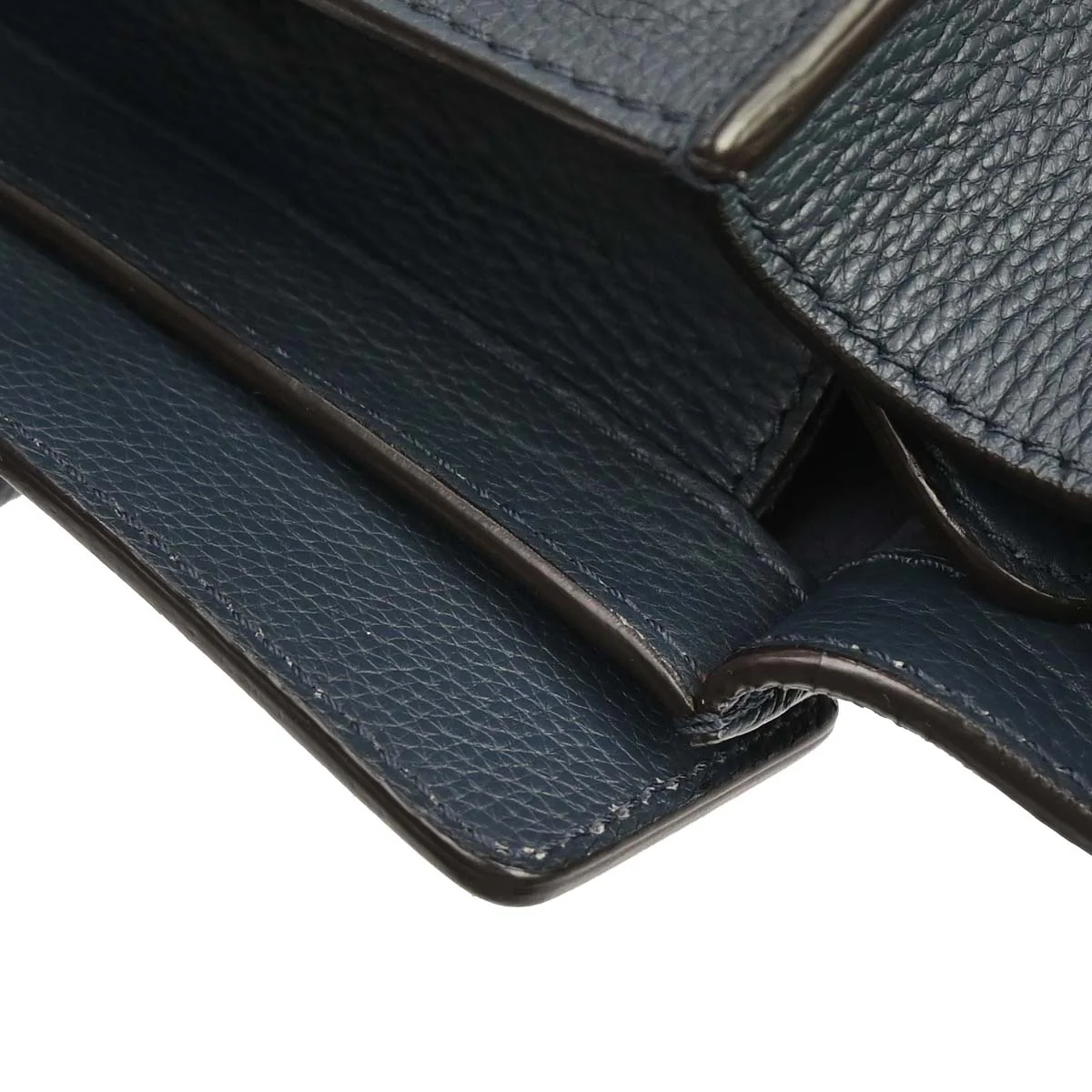 Celine Navy Mini Luggage Tote Bag - Image 3
