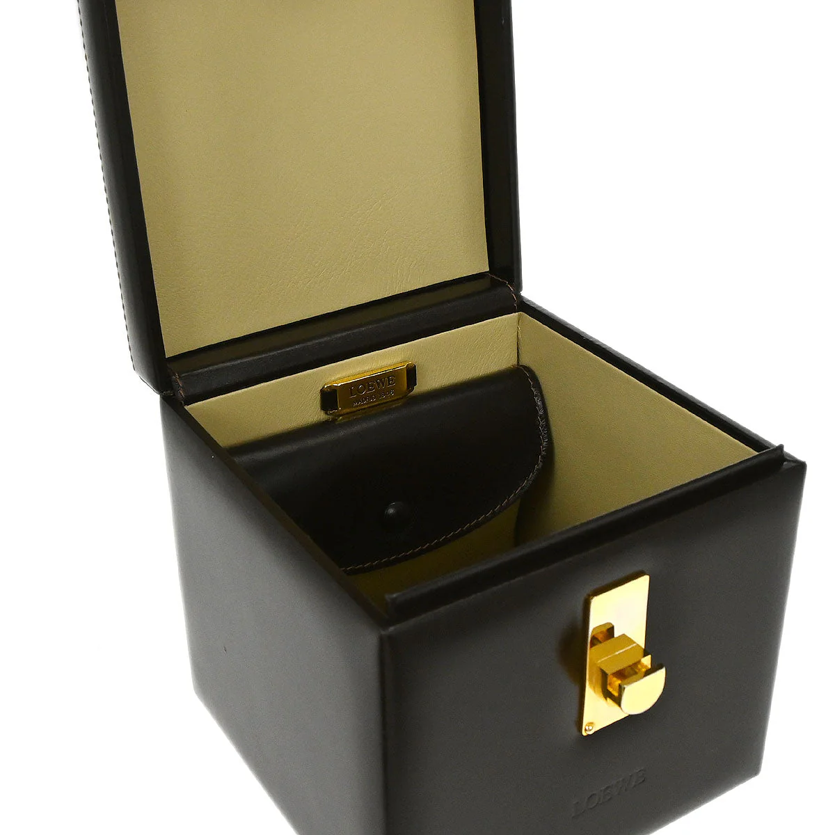Loewe Brown Leather Vanity Handbag Box - Image 16