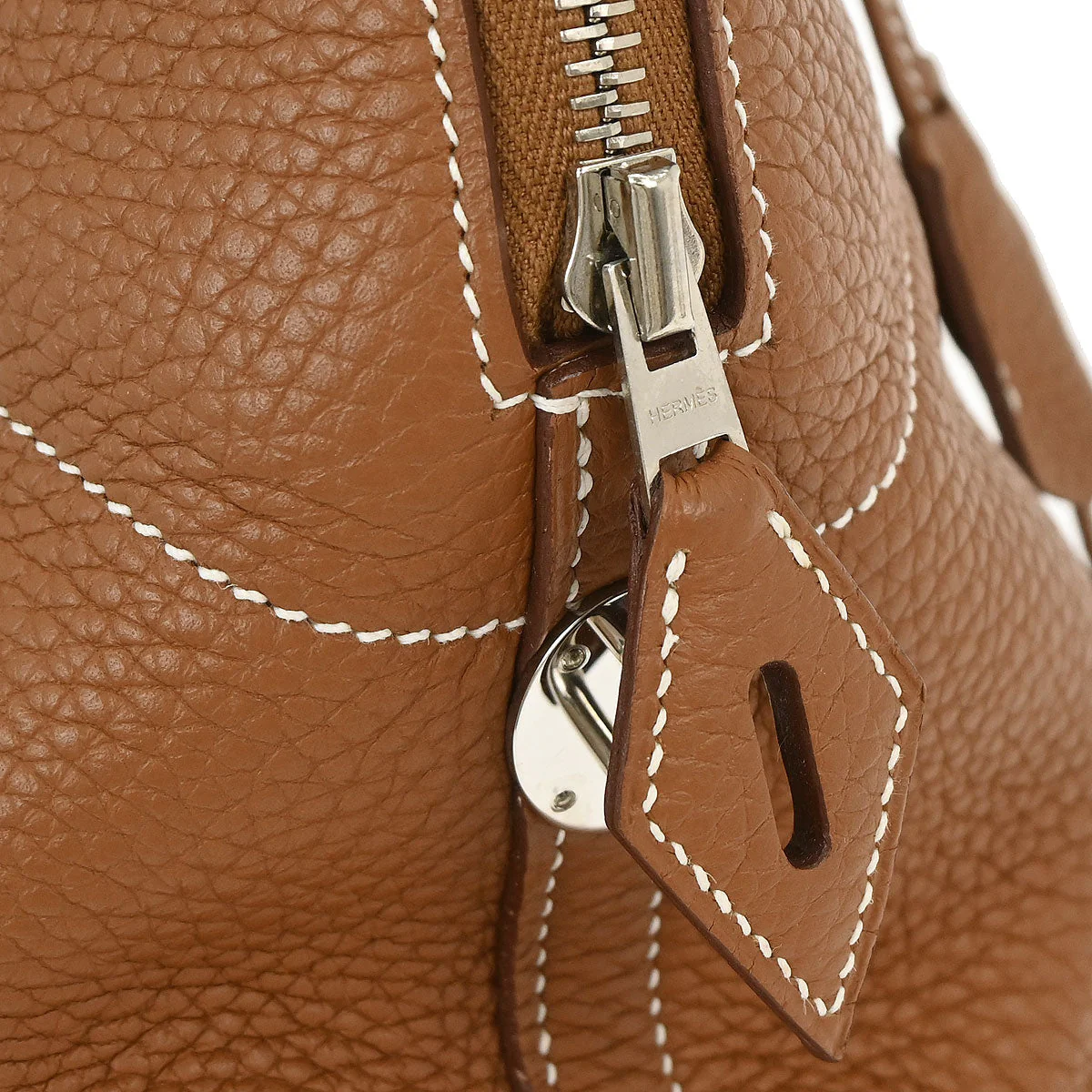 Hermes Gold Taurillon Clemence Bolide 31 2way Shoulder Handbag - Image 15