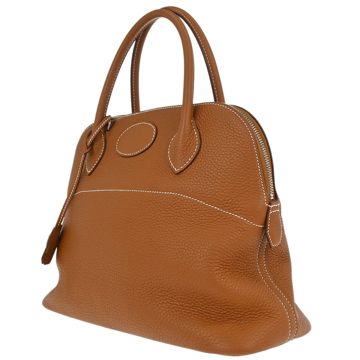 Hermes Gold Taurillon Clemence Bolide 31 2way Shoulder Handbag - Image 3