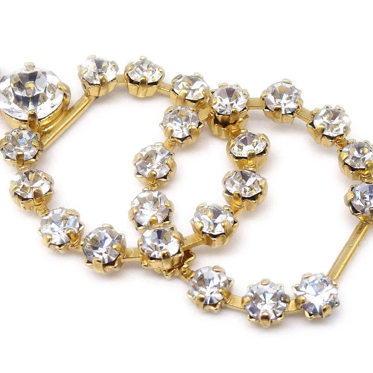 Chanel 1995 Gold & Crystal CC Chain Belt 95P - Image 2
