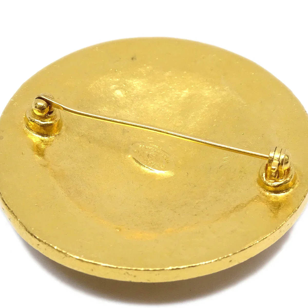 Chanel 1994 Filigree Brooch Pin Gold - Image 3