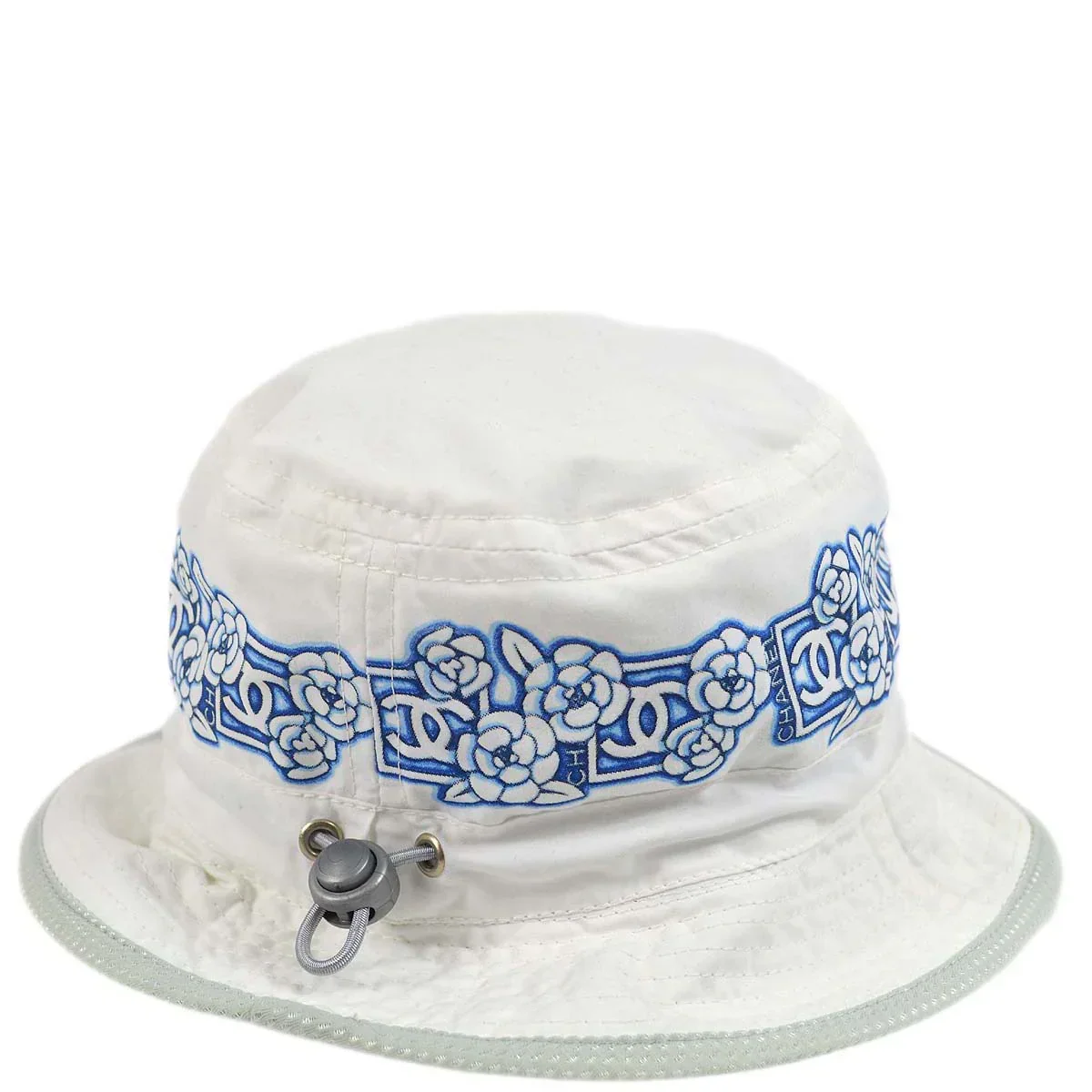 Chanel White Sport Line Bucket Hat #M - Image 2
