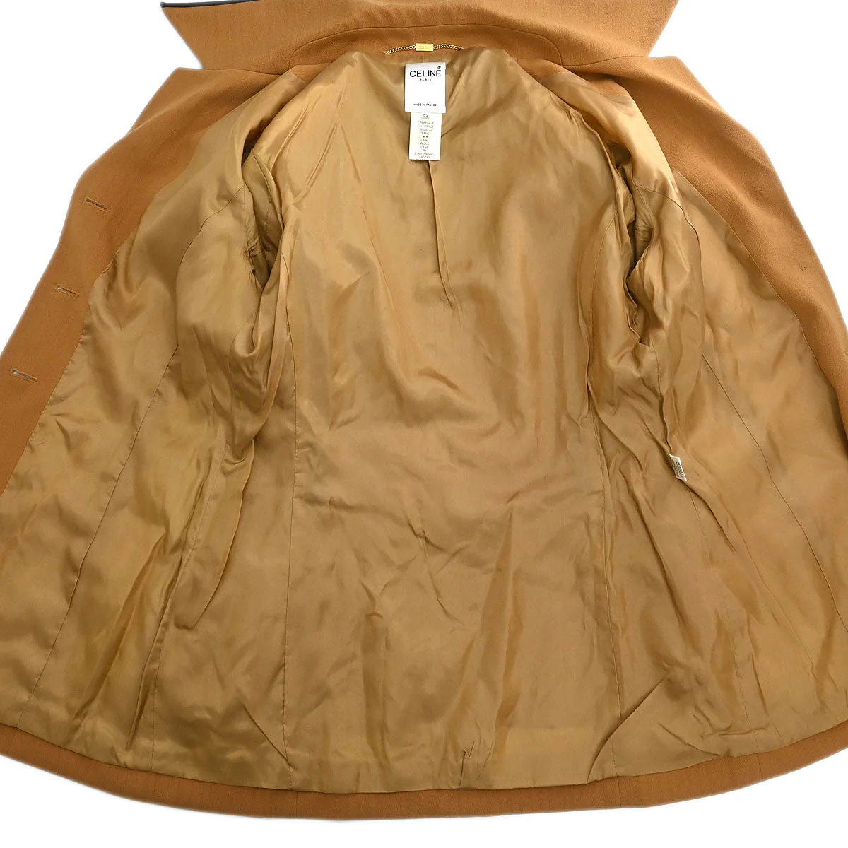 Celine Setup Suit Jacket Skirt Brown #42 - Image 6