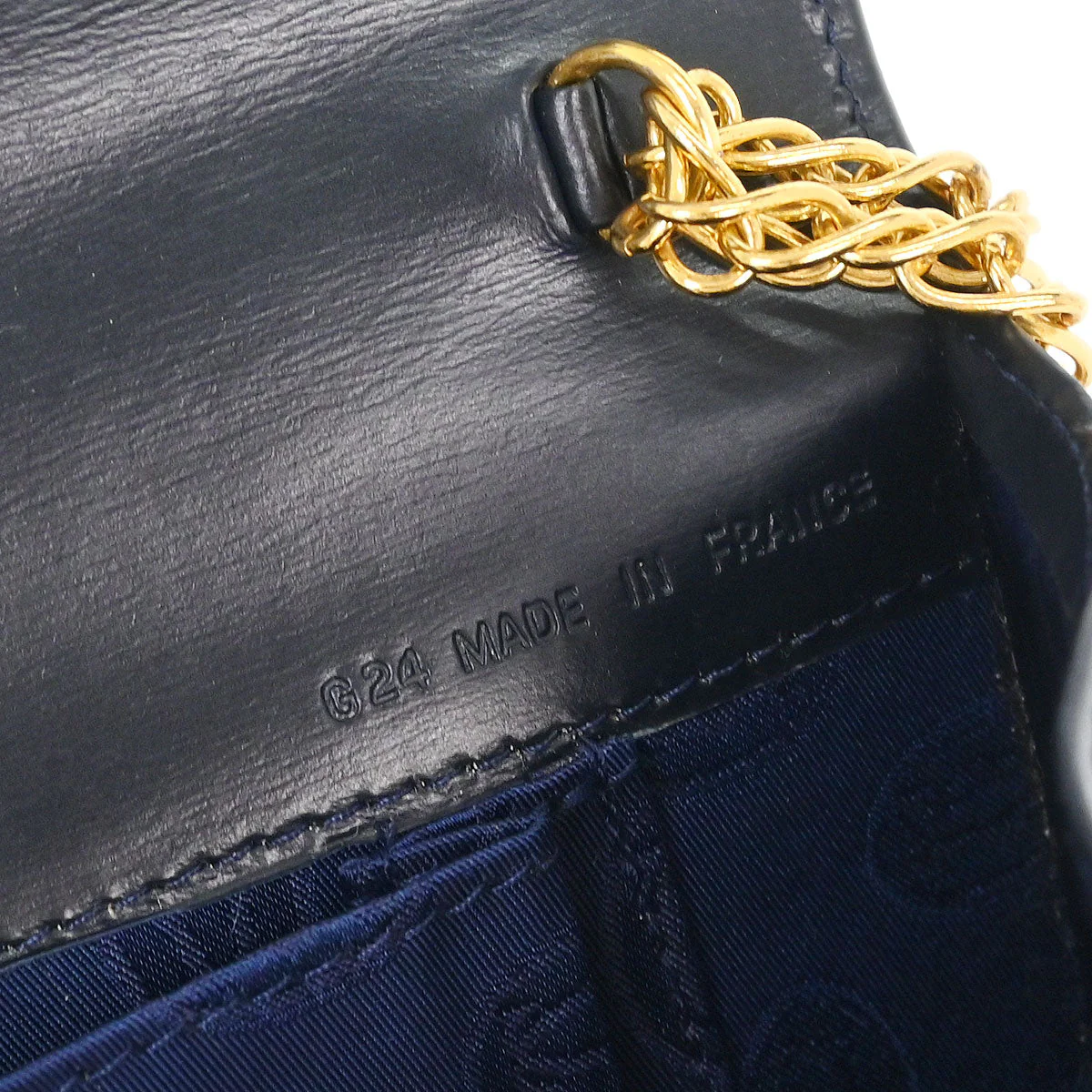 Cartier Navy Sapphire Shoulder Bag - Image 10