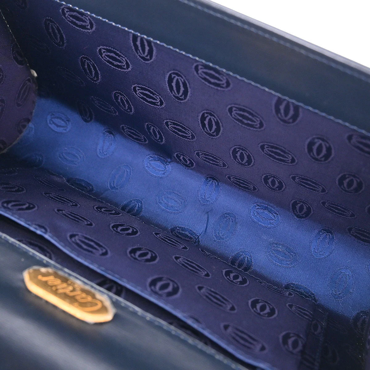 Cartier Navy Sapphire Shoulder Bag - Image 9