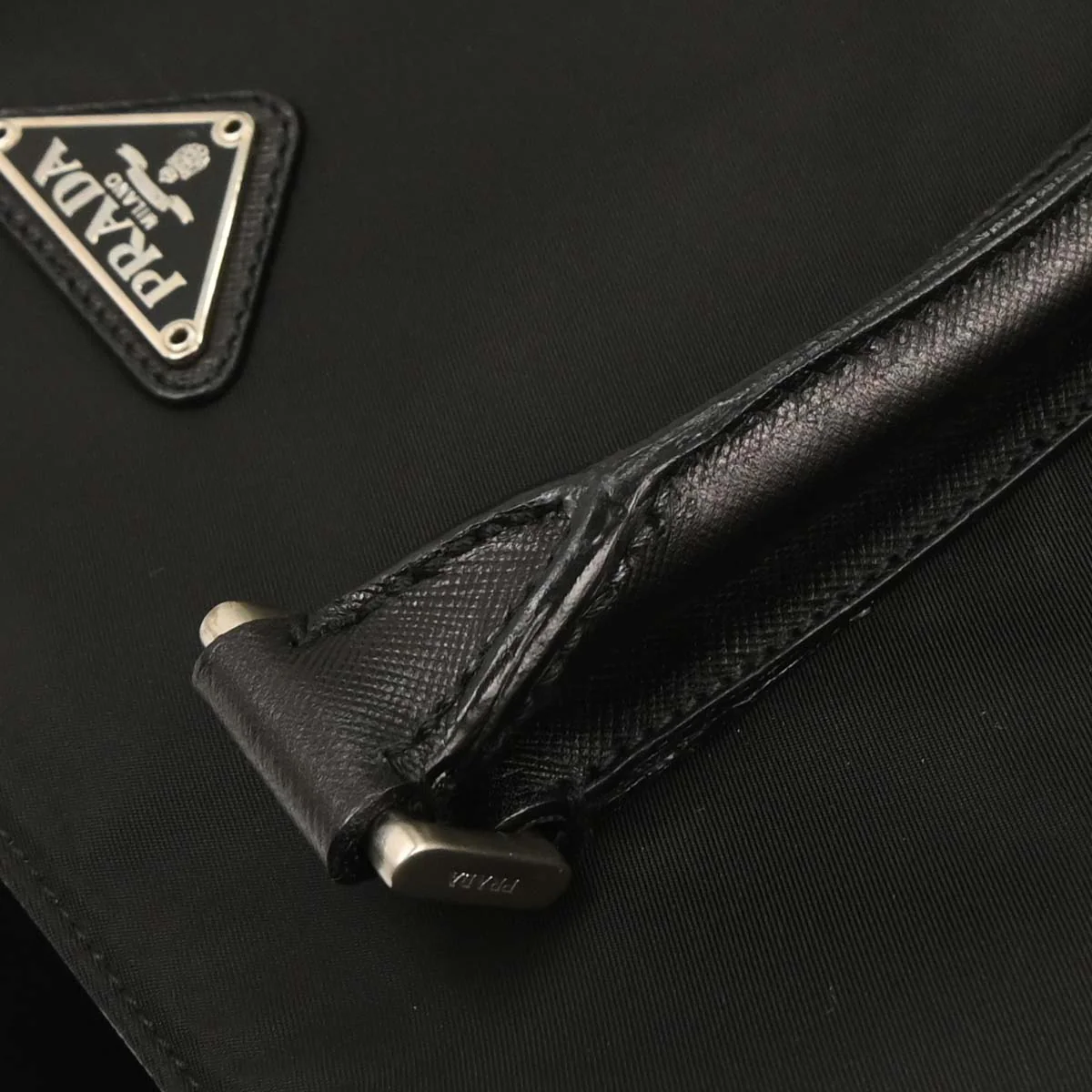 Prada Black Nylon Tote Handbag - Image 3