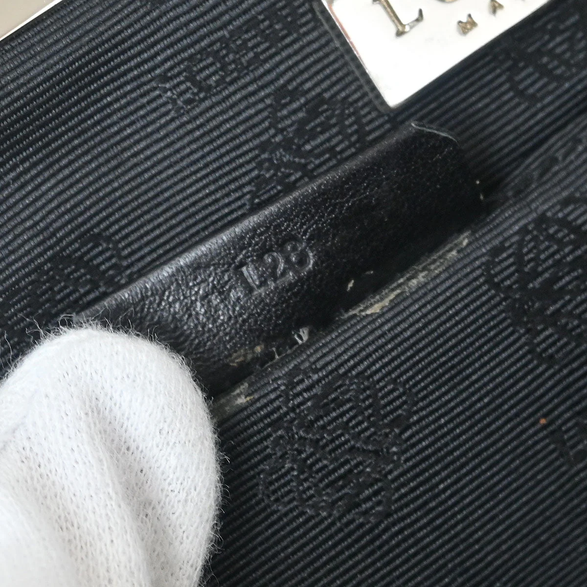 Loewe * Beige Suede Python Handbag - Image 10