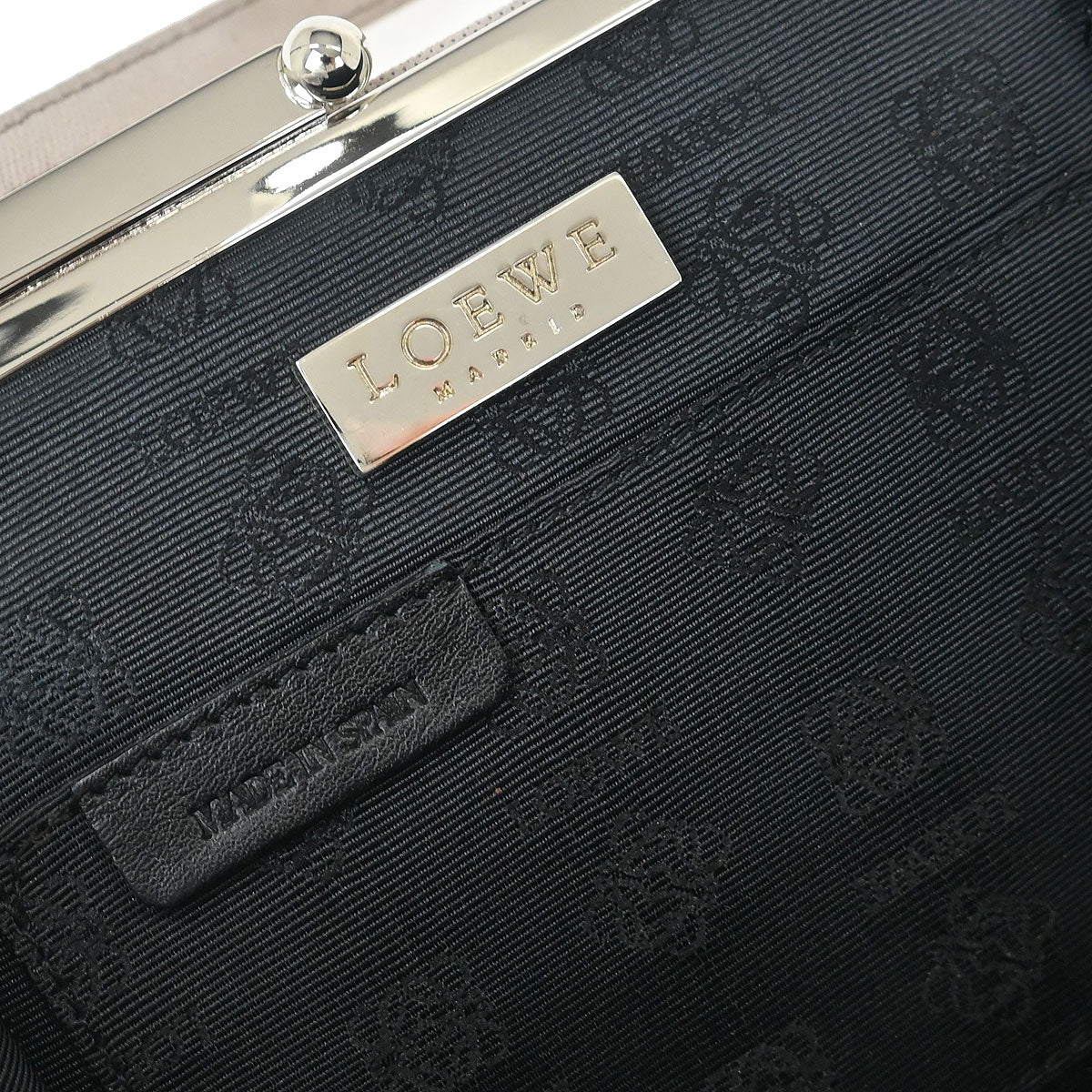 Loewe * Beige Suede Python Handbag - Image 9