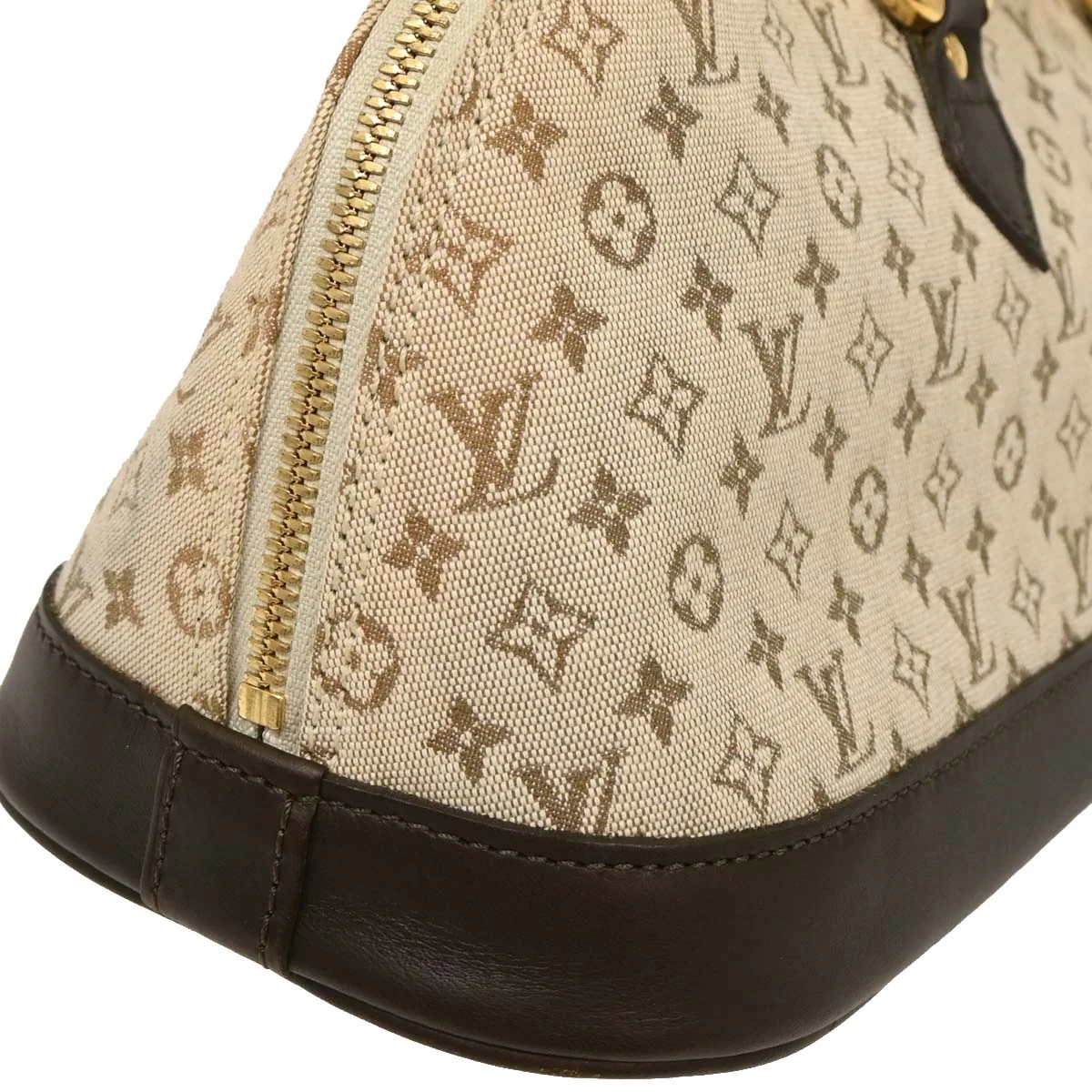 Louis Vuitton Khaki Monogram Mini Alma Long Handbag M92206 - Image 3