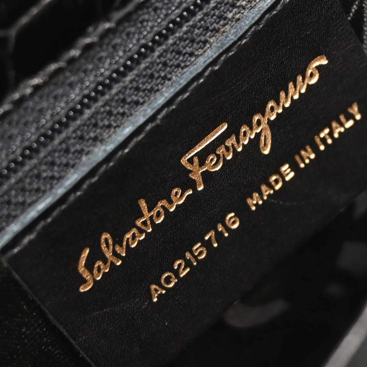 Salvatore Ferragamo Black Gancini Shoulder Bag - Image 10