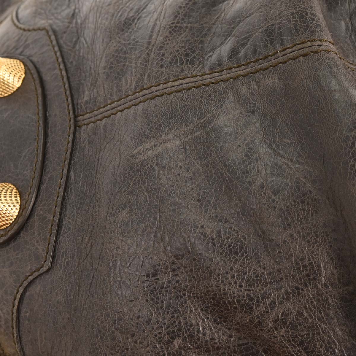 Balenciaga Brown Classic Mini Pompon 2way Shoulder Handbag - Image 6