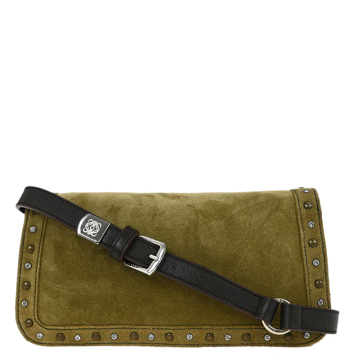 Loewe Brown Suede Shoulder Bag - Image 2
