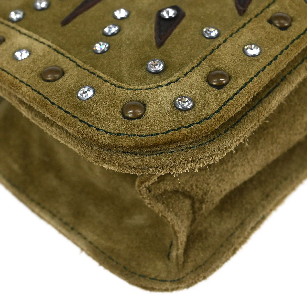 Loewe Brown Suede Shoulder Bag - Image 3