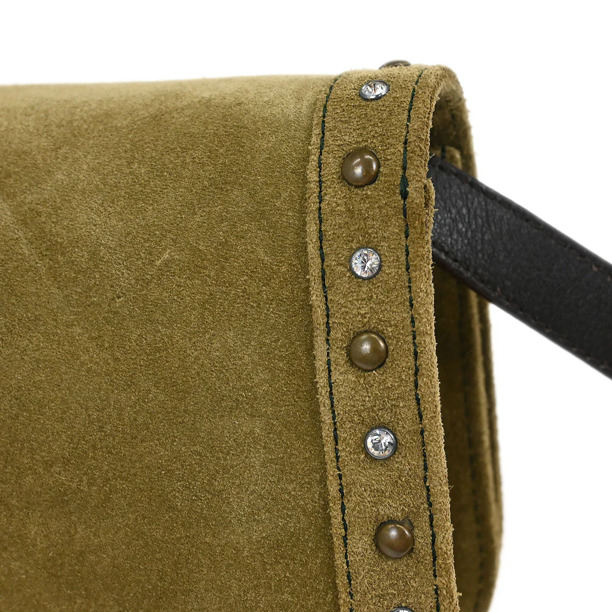 Loewe Brown Suede Shoulder Bag - Image 6