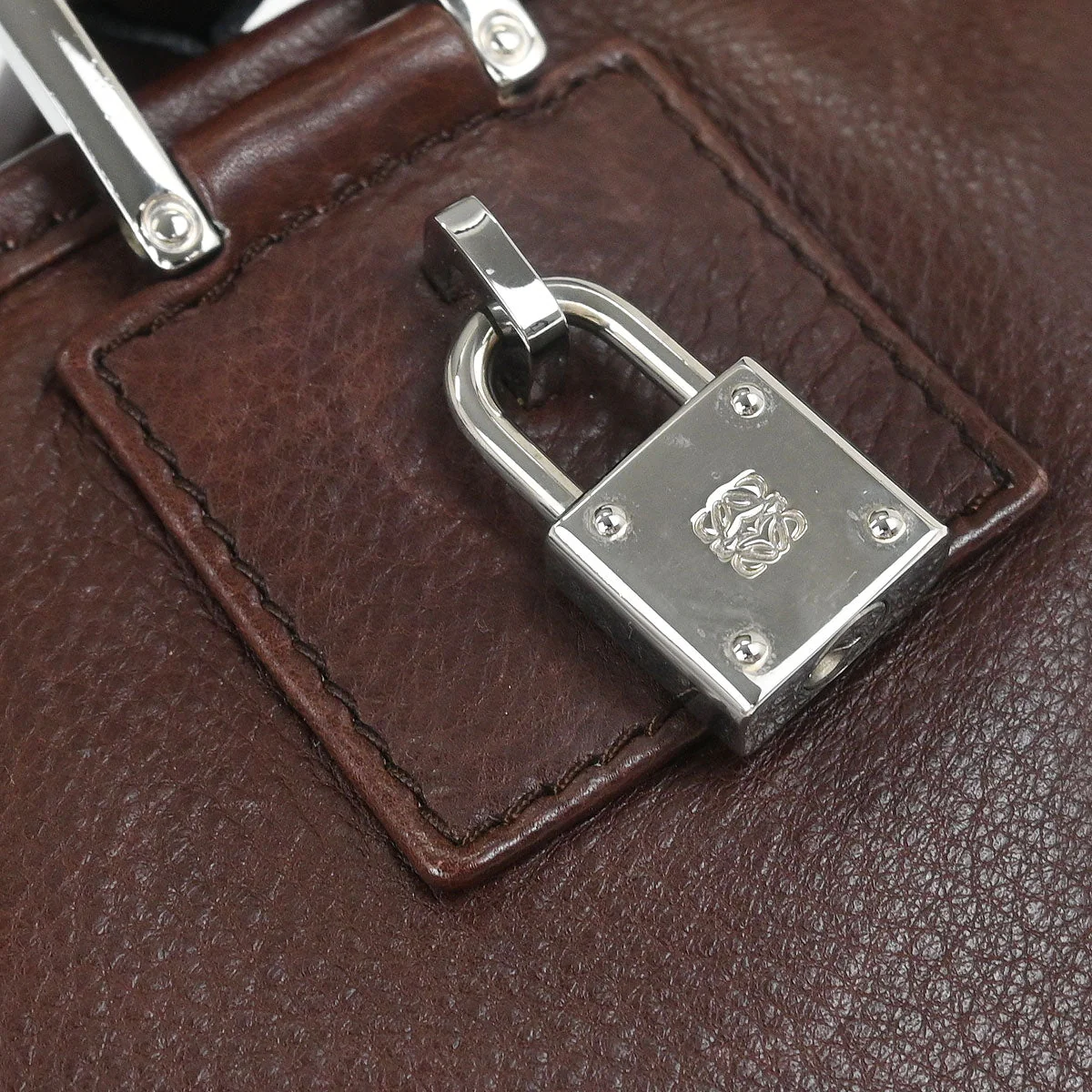 Loewe Brown Amazona 28 Handbag - Image 5