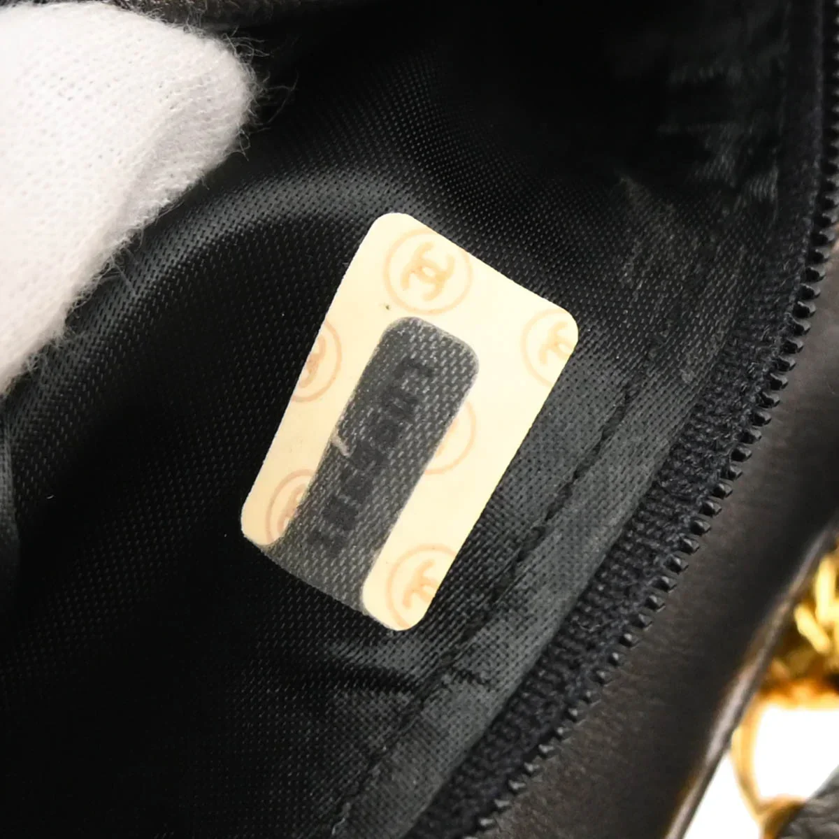 Chanel 1989-1991 Gray Lambskin Camera Bag Mini - Image 11