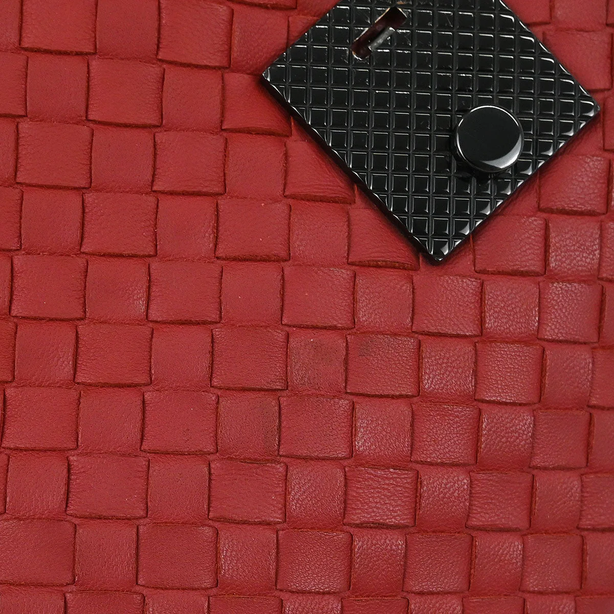 Bottega Veneta Red Intrecciato Handbag - Image 10