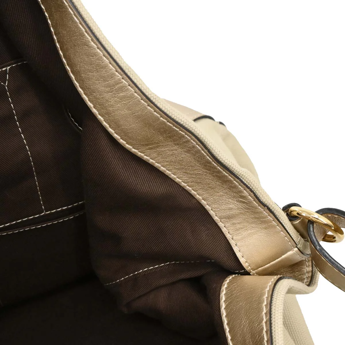 Loewe 2007 Beige Hobo Shoulder Bag - Image 7