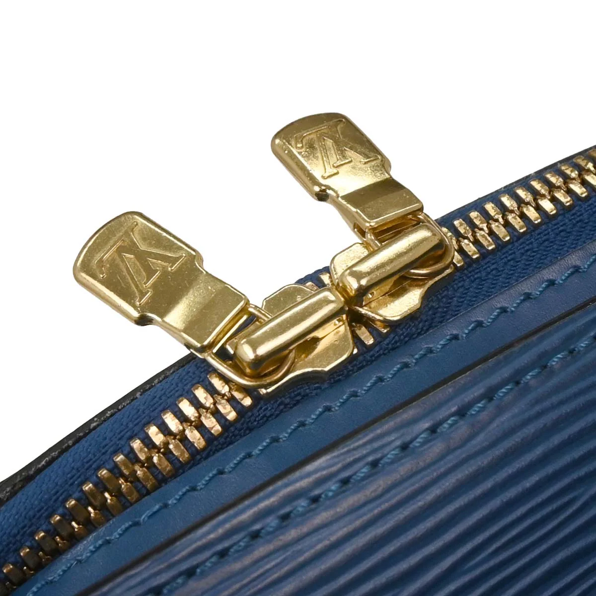 Louis Vuitton 1998 Blue Epi Pont Neuf Handbag M52055 - Image 7