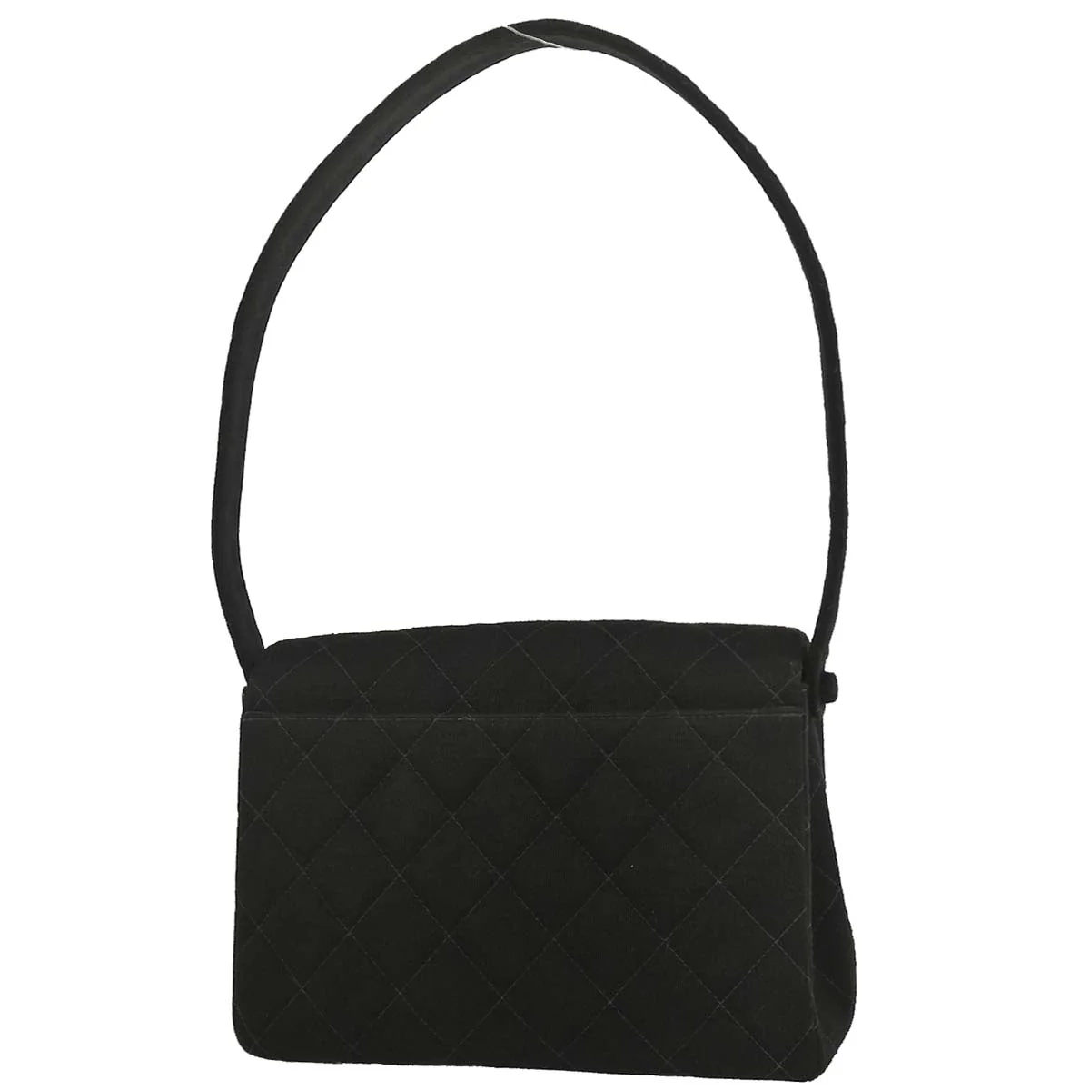 Chanel 1997-1999 Black Cotton Handbag - Image 2