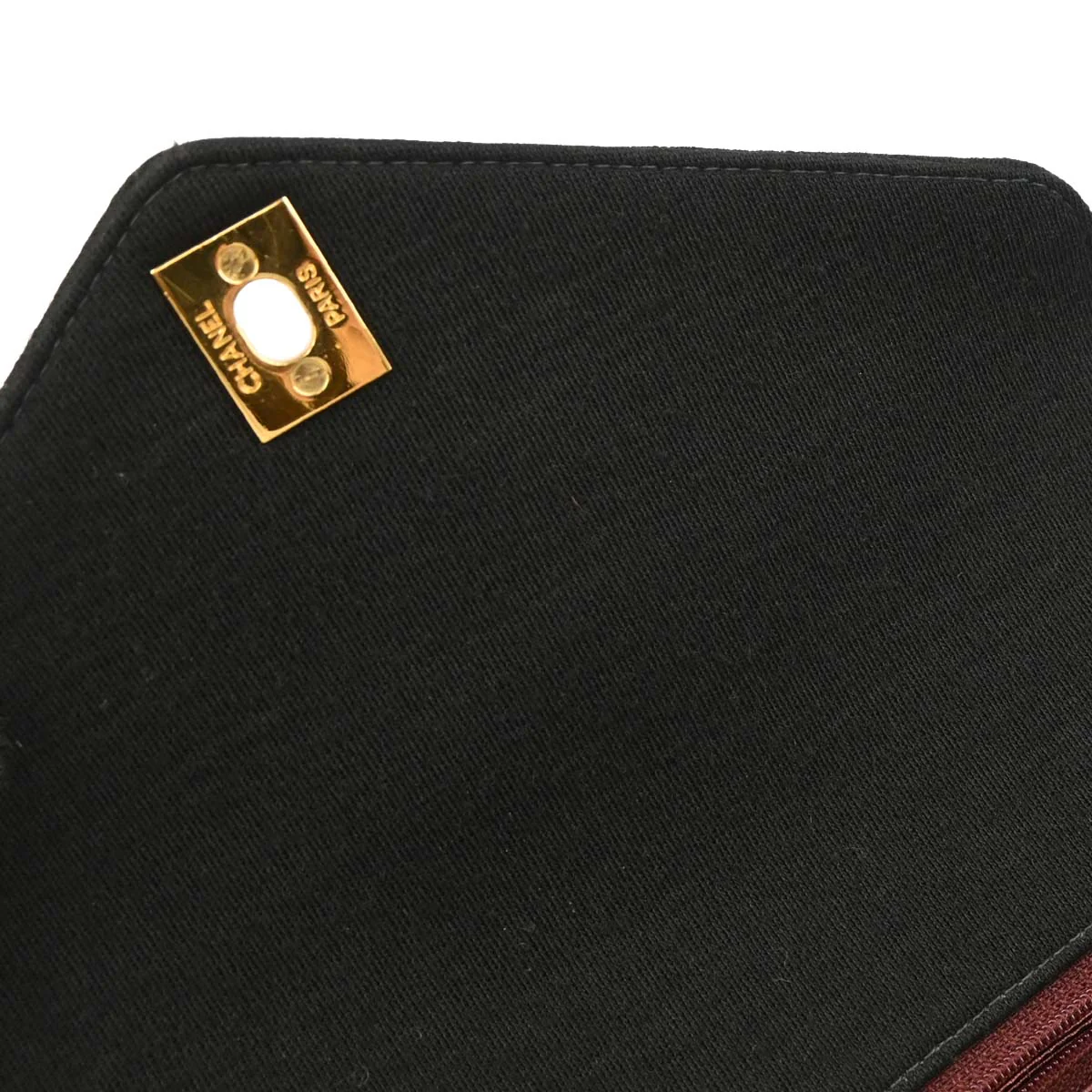 Chanel 1997-1999 Black Cotton Handbag - Image 7