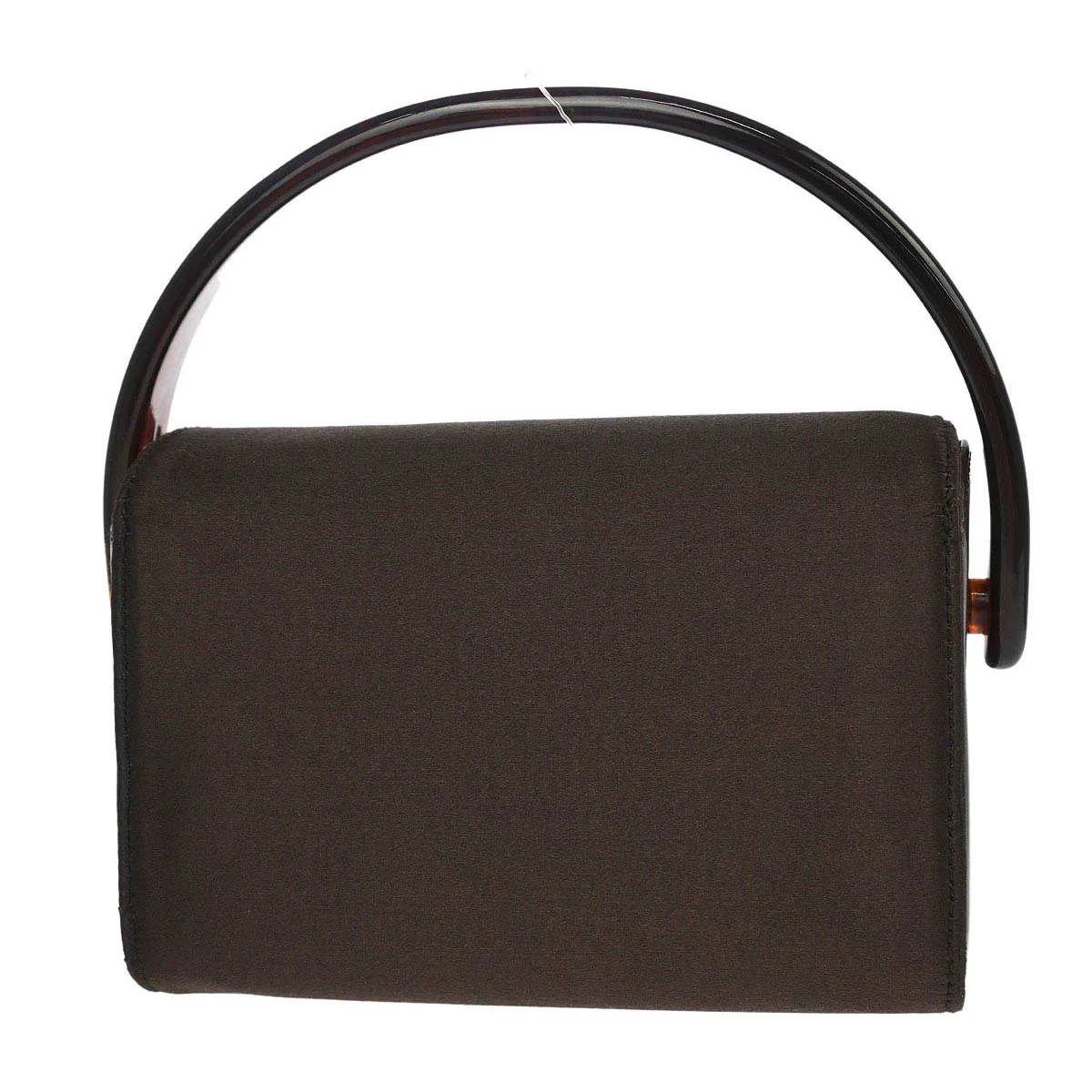 Prada Brown Satin Handbag - Image 2