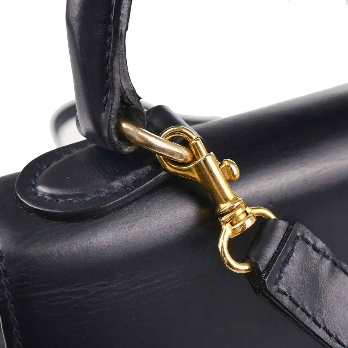 Celine Dark Navy 2way Shoulder Handbag - Image 13