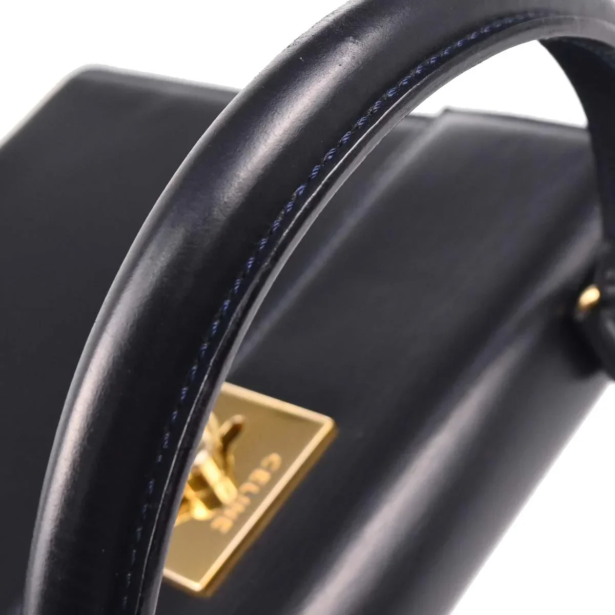 Celine Dark Navy 2way Shoulder Handbag - Image 4